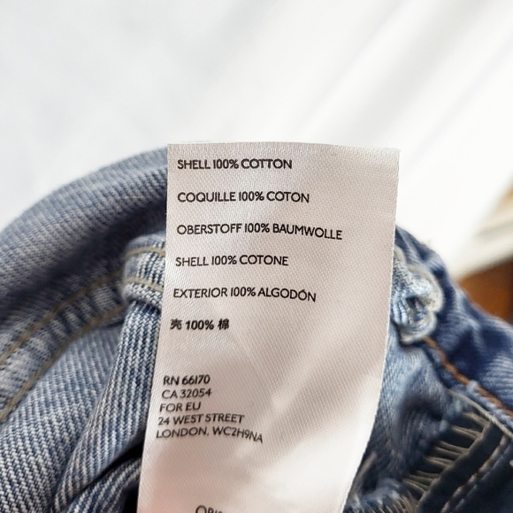 FREE PEOPLE Dakota Straight Leg Jeans indigo NWT trendy - Picture 5 of 6